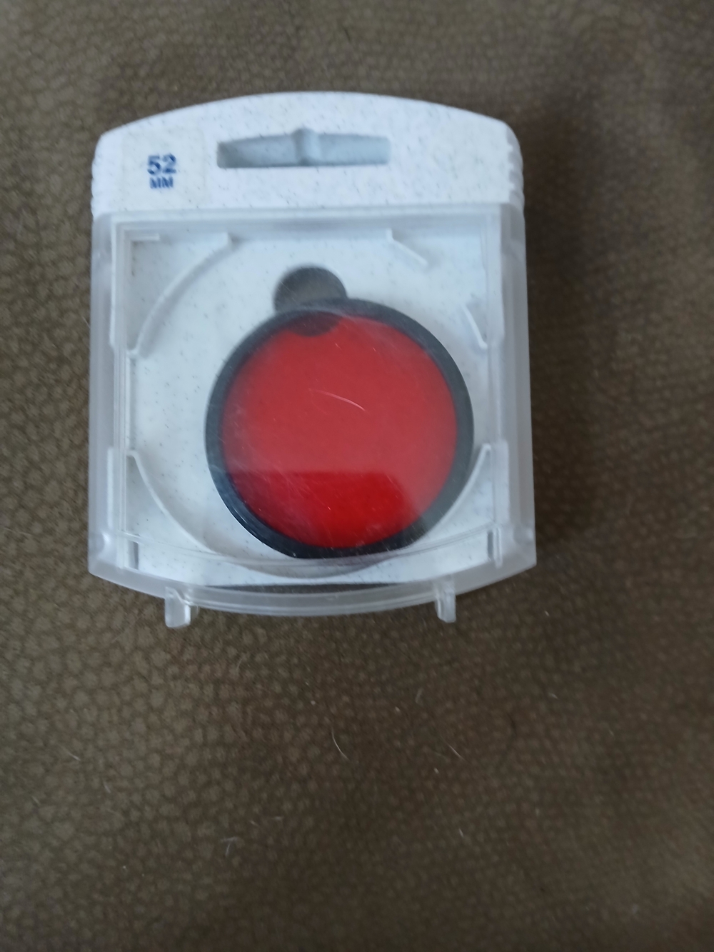 Red Camera Lens Filter - Universal 52mm